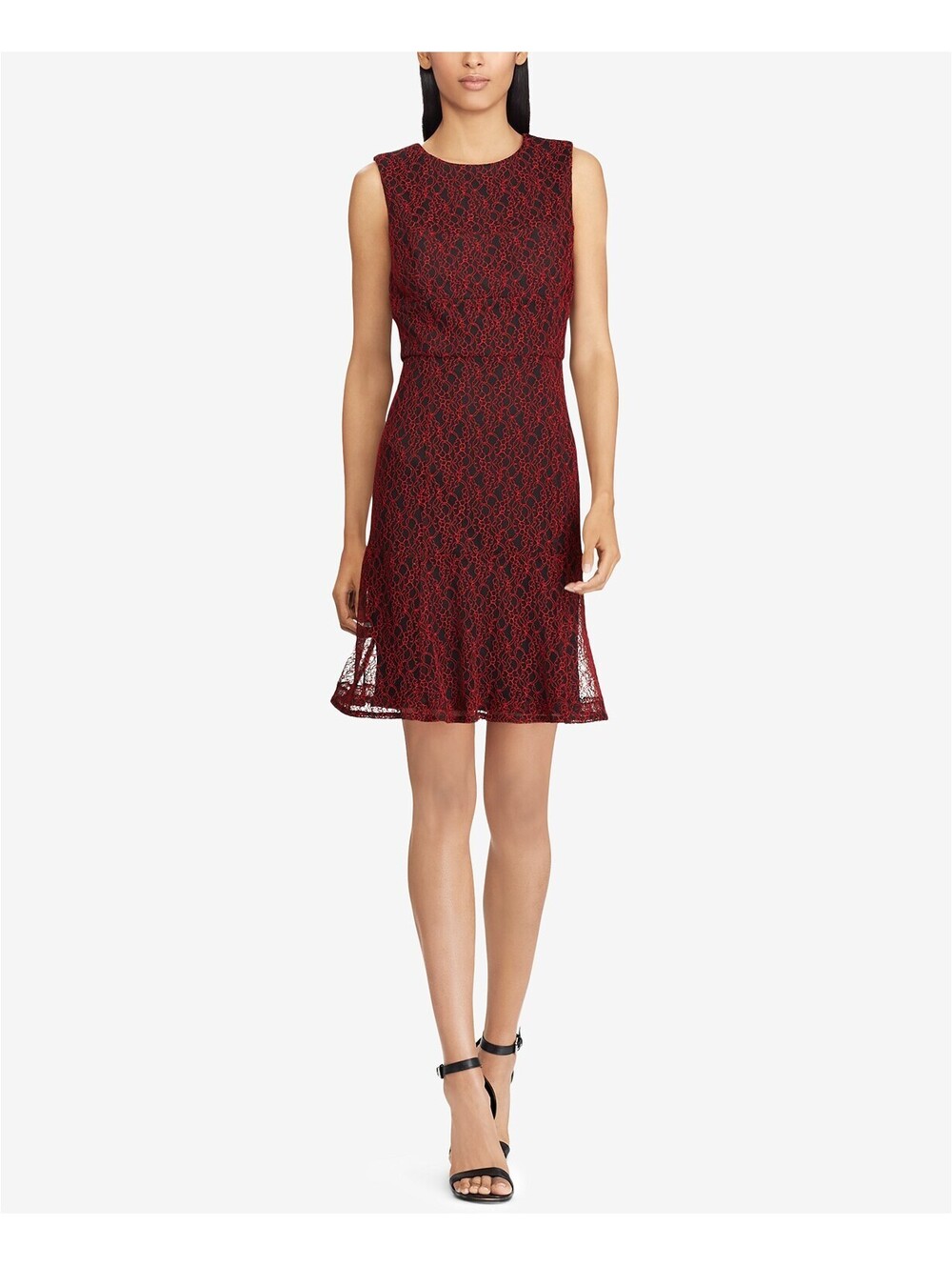 American Living Womens A Line Lace Dress Size 16